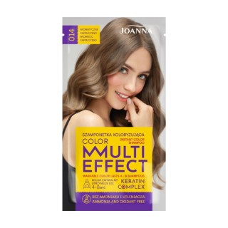 Joanna Multi Effect Color Coloring hair shampoo /014/ Aromatic cappuccino