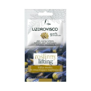 Uzdrovisco Plant Light Lifting Versterkend en verstevigend masker Algen en Zwarte Tulp 10 ml