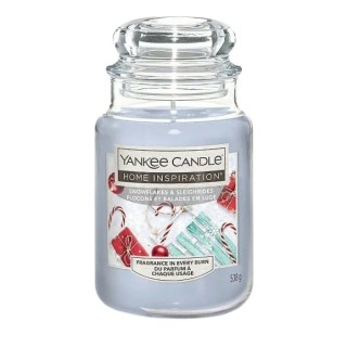 Ароматична свічка Yankee Candle Snowflakes & Sleighrides 538 г