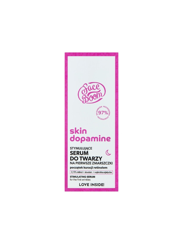FaceBoom Skin Dopamine Serum for the first wrinkles Retinol 0.15% 30 ml