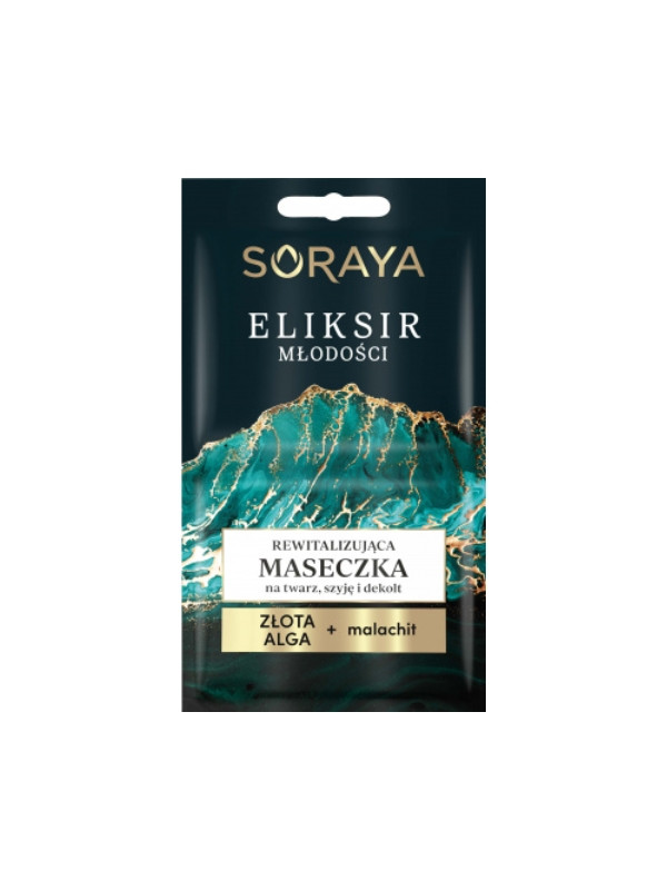 Відновлююча маска Soraya Elixir of Youth для обличчя, шиї та декольте 8 мл