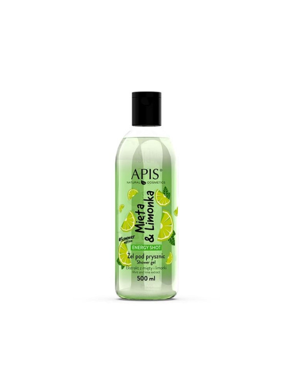 Apis Energy Shot Shower Gel Mint & Lime 500 ml