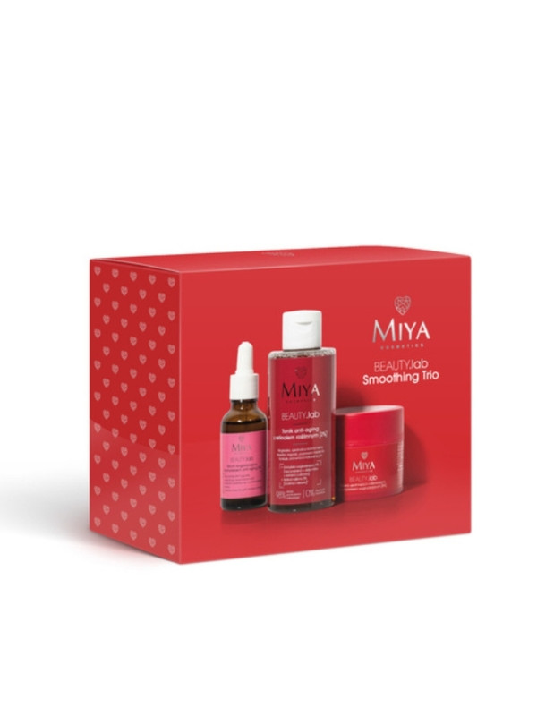 Miya Cosmetics BEAUTY .lab Smoothing Trio Set: Тонік 150 мл + Serum 30 мл + Маска 50 мл