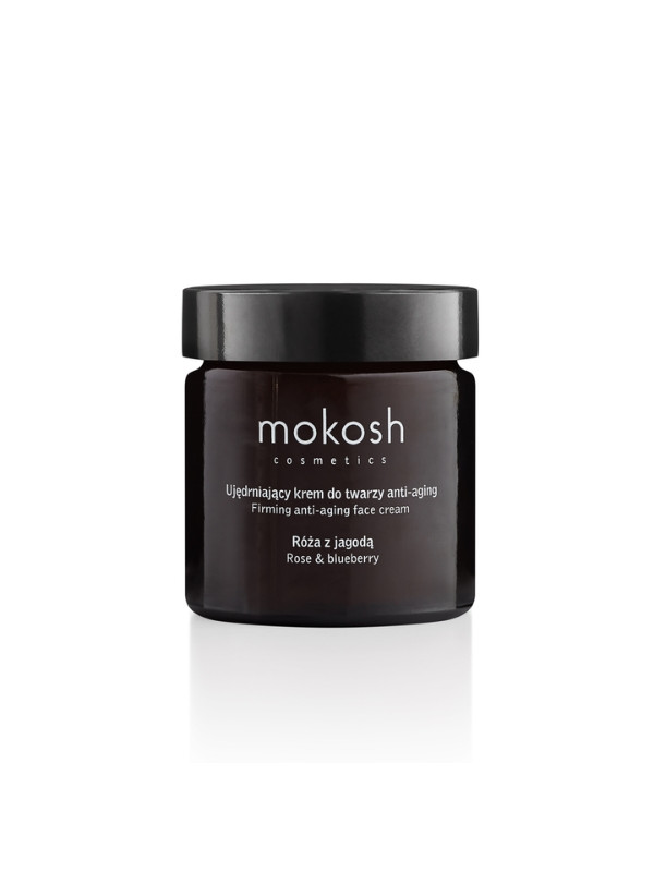 Mokosh verstevigende anti-aging gezichtscrème Roos met bosbes 60 ml