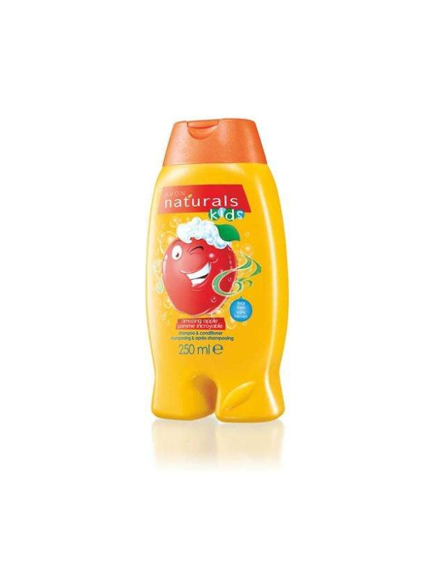 Avon Naturals Kids Shampoo and hair conditioner for children 2in1 Cheerful Apple 250 ml