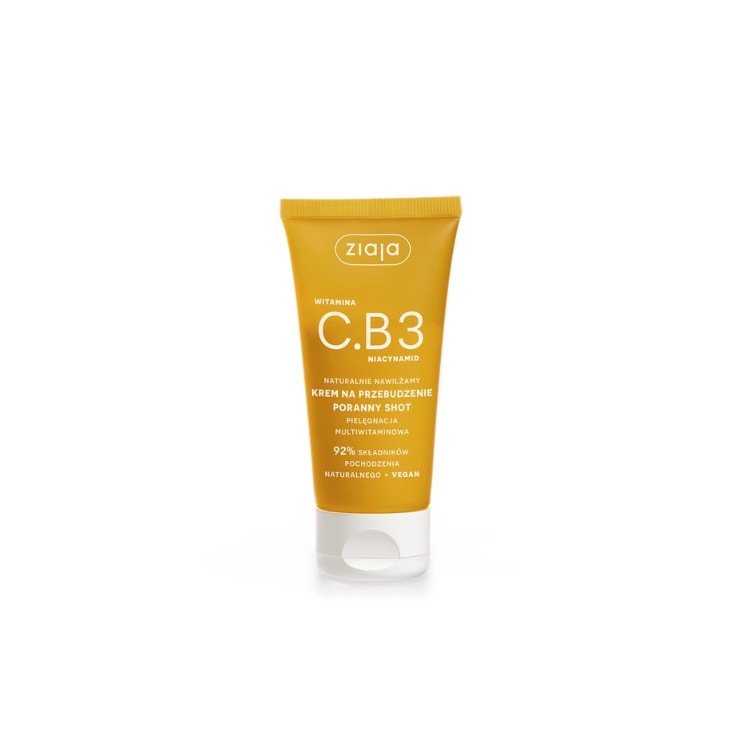 Crème visage Ziaja Witamina C.B3 Niacynamid pour réveil matinal 50 ml