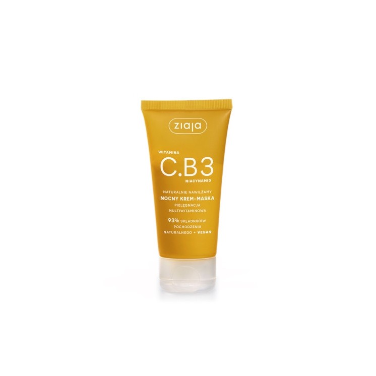 Ziaja Witamina C.B3 Niacynamid Crème-Masque de Nuit Visage 50 ml