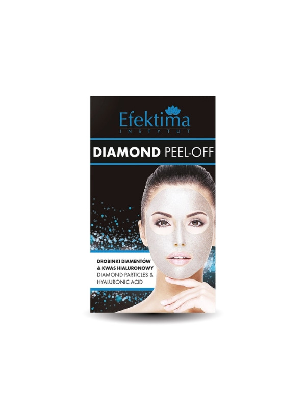 Efektima Diamond Peel-Off Diamond Face Mask Diament Particles & Hyaluronic Acid 7ml