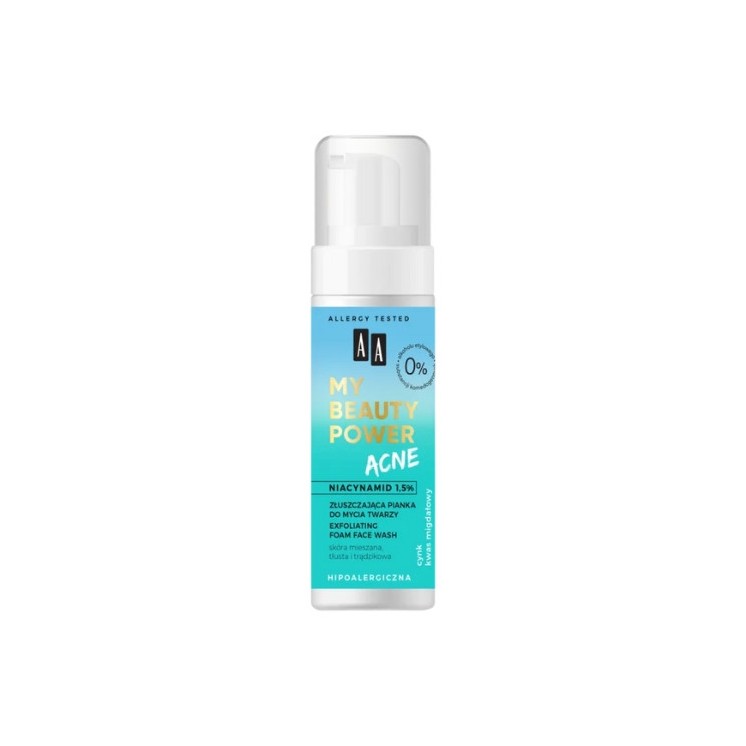 AA My Beauty Power Acne Exfoliating Face Wash Schuim 150 ml