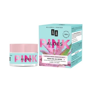 AA Aloe Pink intensief hydraterende gezichtscrème-gel voor de dag 50 ml