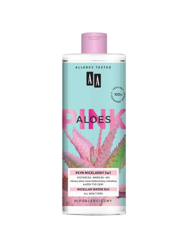 AA Aloes Pink Міцелярний флюїд 3в1 400 мл