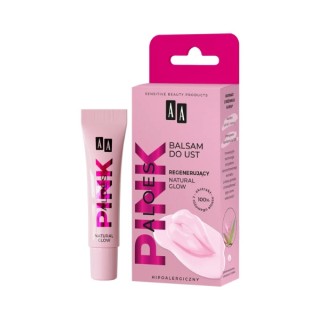 AA Aloë Pink regenererende Natural Glow Lippenbalsem 10 g