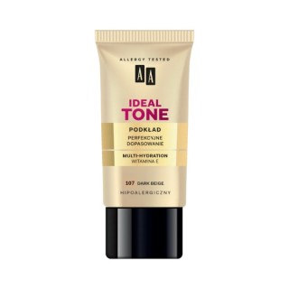 AA Make Up Ideal Tone Foundation perfecte pasvorm /107/ Dark 30 Beige