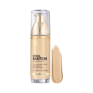 AA Wings of Color Ideal Match Foundation /208/ Medium Beige 35 ml