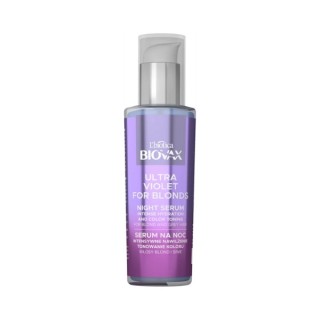 Biovax Ultra Violet intensief regulerend Serum voor blond en grijs haar 's nachts 100 ml