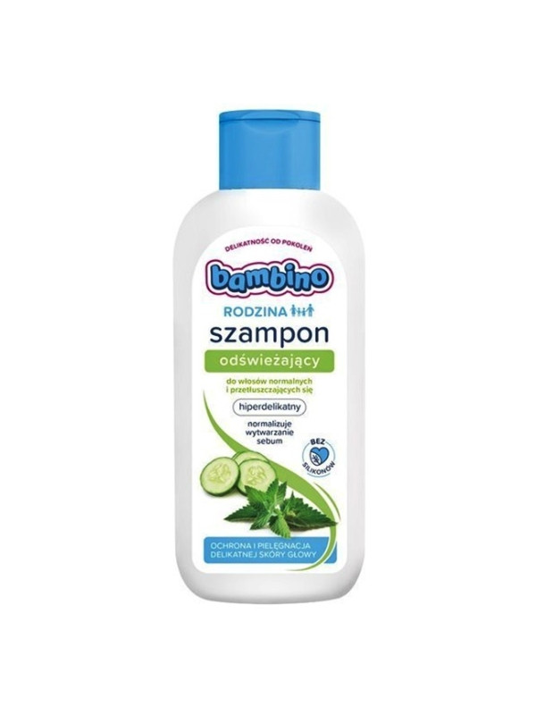 Bambino Family verfrissende shampoo voor normaal en vet haar 400 ml