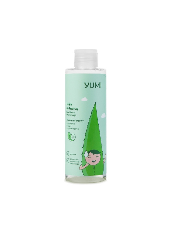 Yumi Face Toner Hydraterende en Balance Spinazie-Komkommer 200 ml