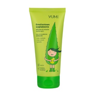 Yumi Emollient smoothing Conditioner voor weerbarstig haar Peer 200 ml