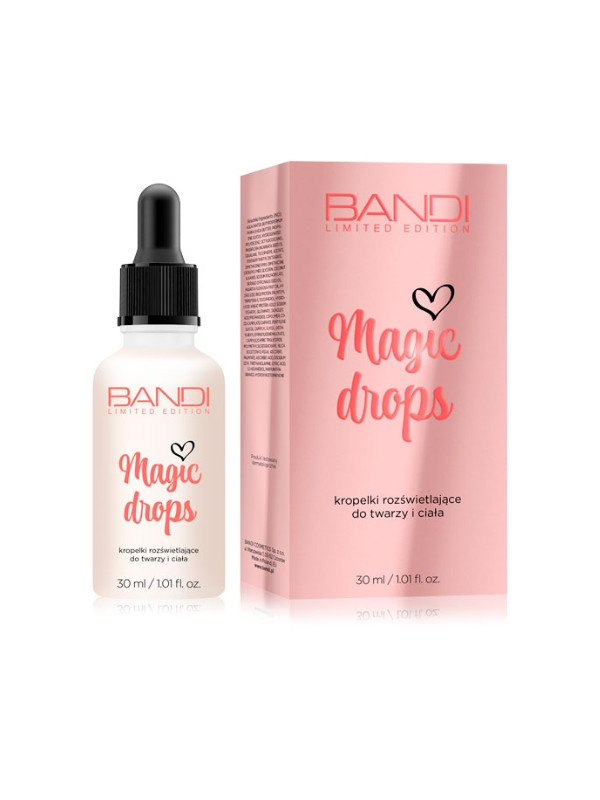 Bandi Magic Drops Освітлюючі краплі для обличчя та тіла 30 мл