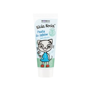 Momme Mother & Baby Natural Care Kitty Cat Toothpaste without fluoride 0-3 years Mint 50ml