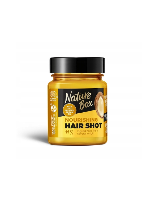 Nature Box Hair Shot Hair mask with argan oil 60 ml