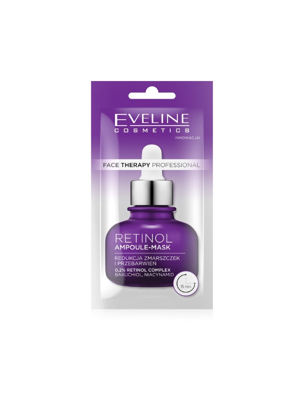 Eveline Face Therapy Professional Маска-ампула для обличчя з ретинолом 8 мл