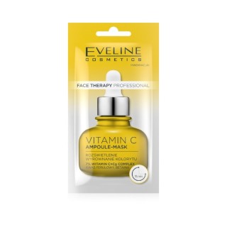 Eveline Face Therapy Professional Maska-ampułka do twarzy z Witaminą C 8 ml