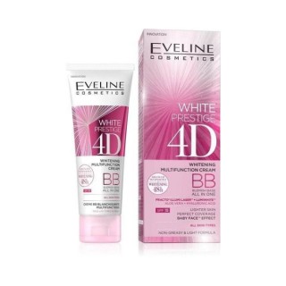 Eveline White Prestige 4D wybielający Krem do twarzy BB wielofunkcyjny 50 ml