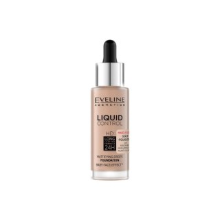 Eveline Liquid Control Foundation in een druppelaar /025/ Light Rose 32 ml