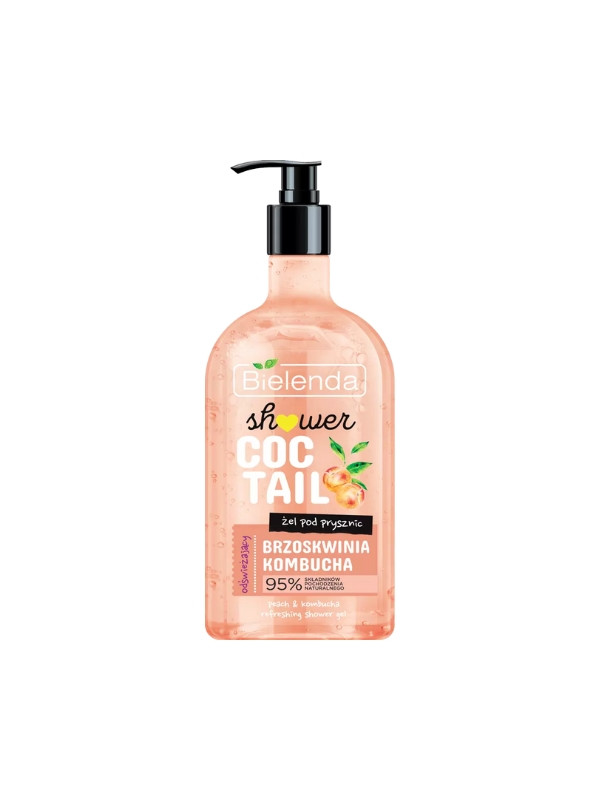 Bielenda Body Coctail Shower Gel Peach + Kombucha 400 ml