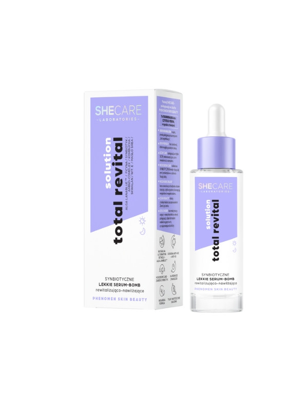 SheCare Total Revital Solution lekkie Serum-bomb do twarzy 30 ml