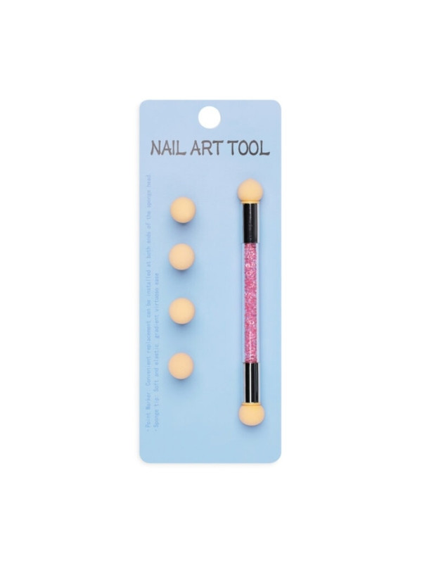 Double-sided pollen applicator + 4 replaceable erasers 1 piece