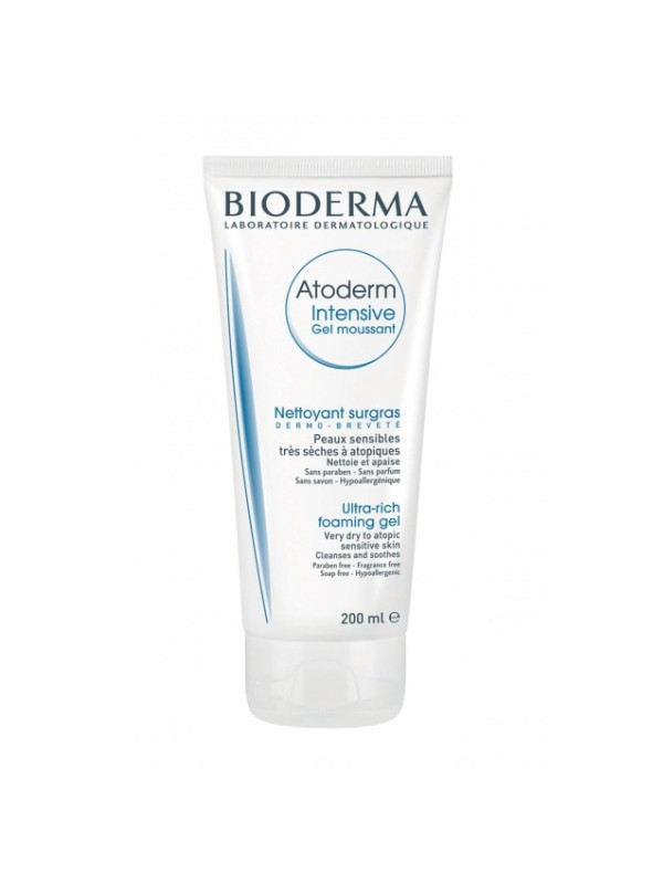 Bioderma Atoderm Intensive Очищаючий і зволожуючий гель для атопічної шкіри 200 мл