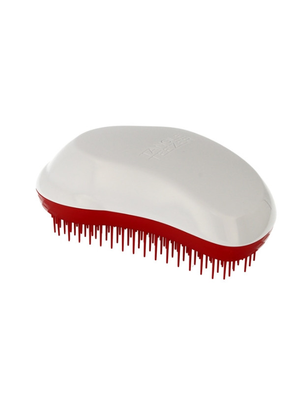 Tangle Teezer Wet and Dry Haarborstel wit en rood 1 stuk