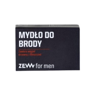 Zew for Men Mydło do brody dla mężczyzn zawiera Węgiel drzewny z Bieszczad 85 ml