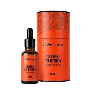 Zew for Men Baardolie voor mannen met hennepolie Mat 30 ml