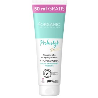 4Organic naturalny Płyn do higieny intymnej Probiotyk 250 ml