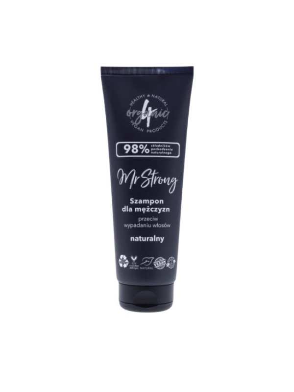 4Organic Mr Strong natural shampoo against hair loss for men Patchouli and Sandalwood 250 ml