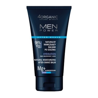 4Organic Men Power Natural Hydration бальзам після гоління для чоловіків 150 мл