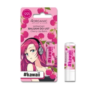 4Organic Kawaii Natural Cherry бальзам для губ 5 г