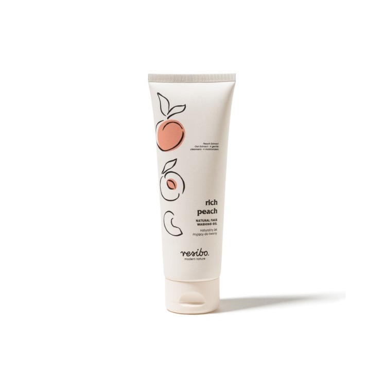 Resibo Rich Peach Natürliches Gesichtsreinigungsgel 125 ml