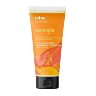 Tołpa Body & Soul Energia Body wash gel met delicate peeling 200 ml