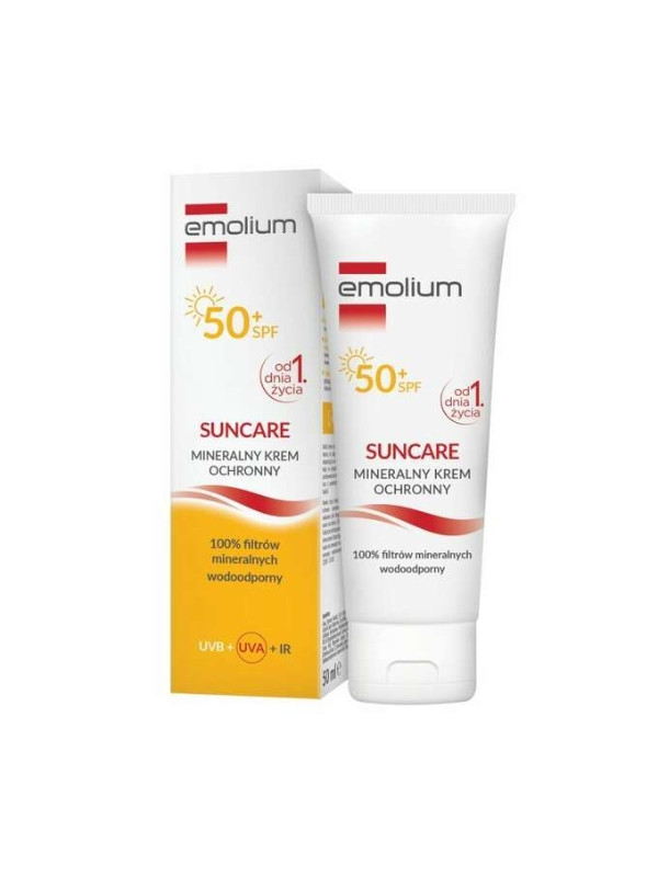 Emolium Suncare minerale beschermende crème SPF50 + 50 ml