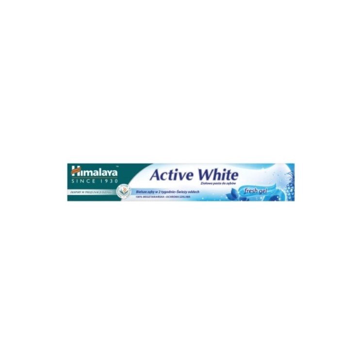 Himalaya kruiden Whitening tandpasta in gel Active White 75 ml