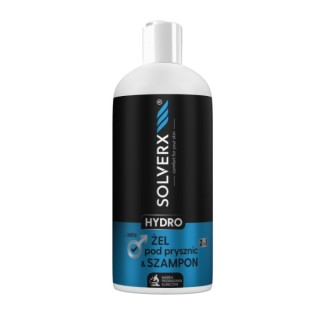 Solverx for Men Hydro 2in1 Hydraterende Gel & Shampoo voor mannen 400 ml