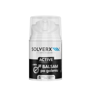 Solverx for Men Active Balsam po goleniu dla mężczyzn energetyzujący 50 ml