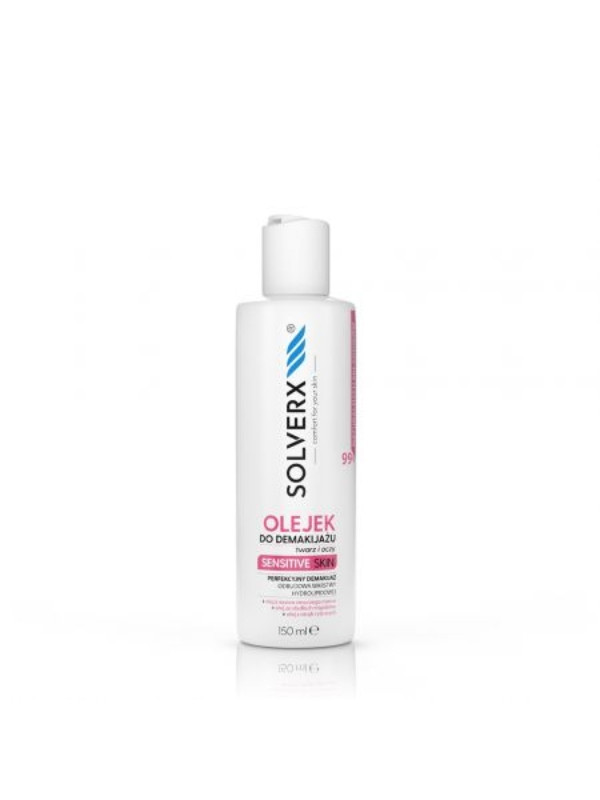 Масло для зняття макіяжу з обличчя Solverx Sensitive Skin 150 мл