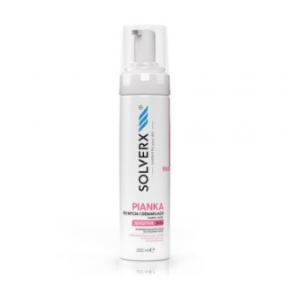 Solverx Sensitive Skin Foam voor het wassen en verwijderen van make-up 200 ml