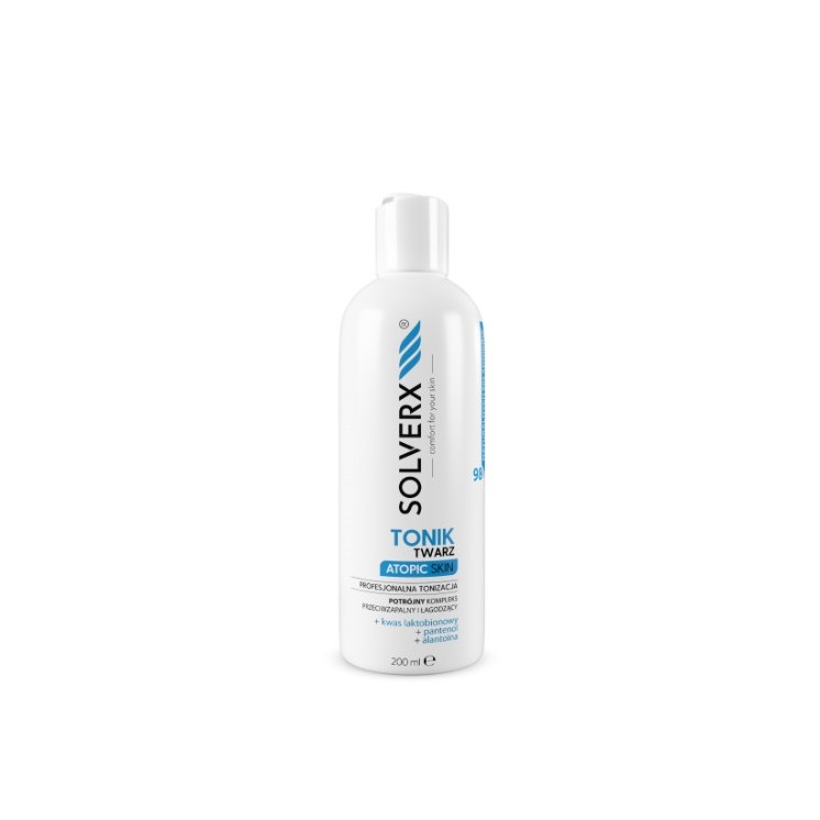 Solverx Atopic Skin Tonik do twarzy łagodzący dla skóry atopowej 200 ml