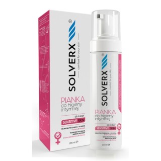 Solverx Sensitive Skin Pianka do higieny intymnej 200 ml